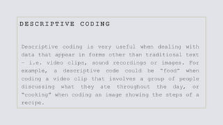 Coding as a necessary part of the qualitative research method.pptx