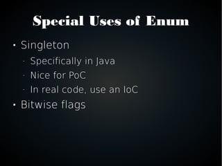 Enum - Coding Guidelines | PPT