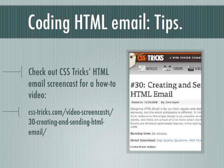 Coding HTML Email Best Practices & Tips