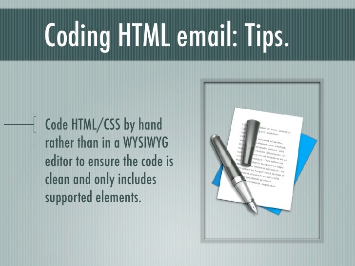 Coding HTML Email: Best Practices & Tips