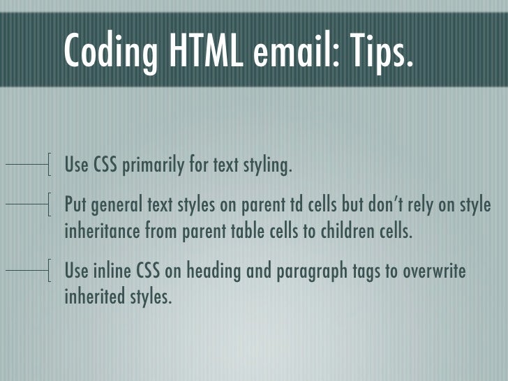 Coding HTML Email: Best Practices & Tips