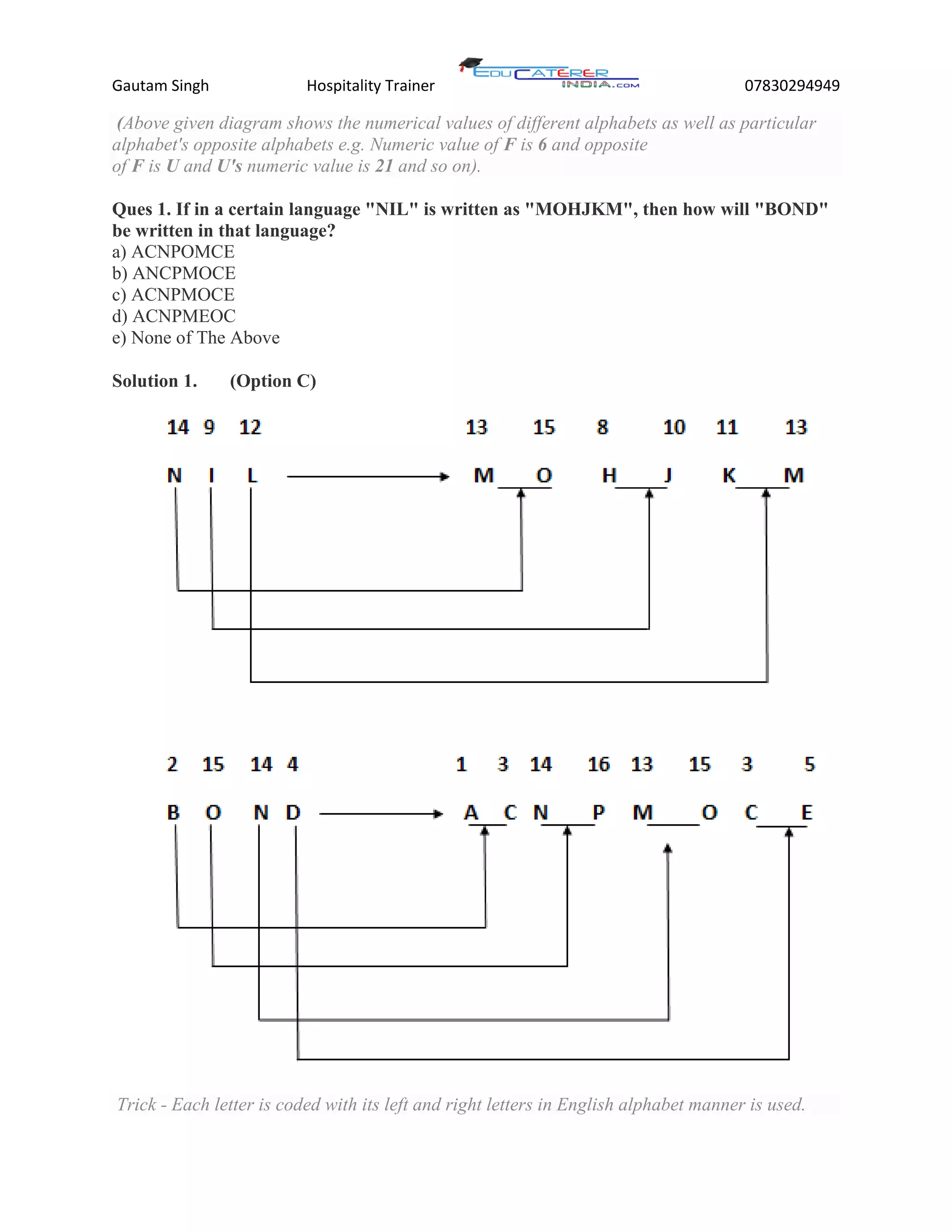 Coding and decoding | PDF