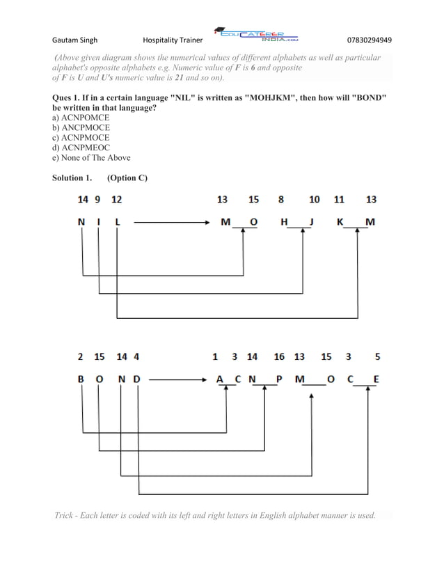 Coding and decoding | PDF