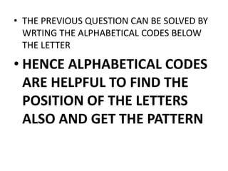 Coding and decoding topic for aptitude | PDF