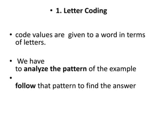 Coding and decoding topic for aptitude | PDF