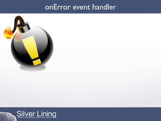 onError event handler
 