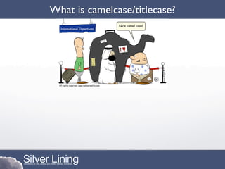 What is camelcase/titlecase?
 