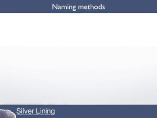 Naming methods
 