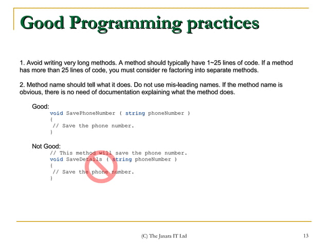 Coding Best Practices | PPS