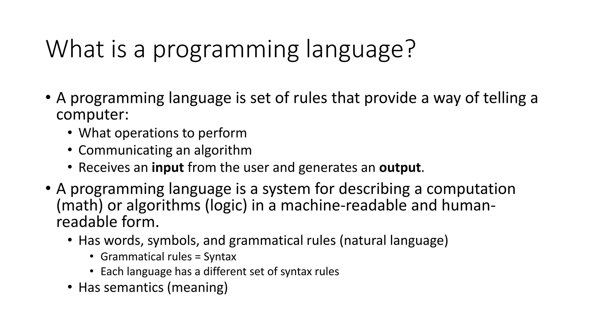 Introduction to Coding | PPTX