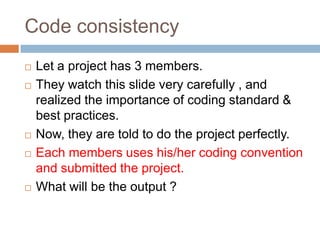 Coding conventions | PPTX