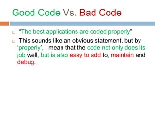 Coding conventions | PPTX
