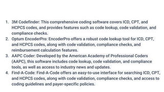 Coding Course Power Point - ICD 10 Coding. | PPTX