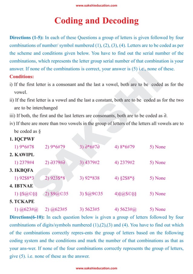 Coding decoding | PDF