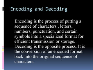 Coding And Decoding | PPTX