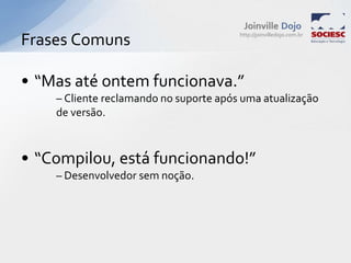 São programas de computador escritos para executar e validar diversas funcionalidades de um sistema.Testes Automatizados