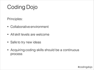 Coding dojo | PDF
