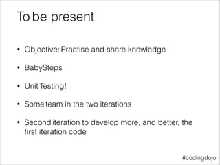 Coding dojo | PDF