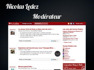 Nicolas Ledez
          Modérateur
 