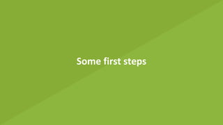 Some first steps
 