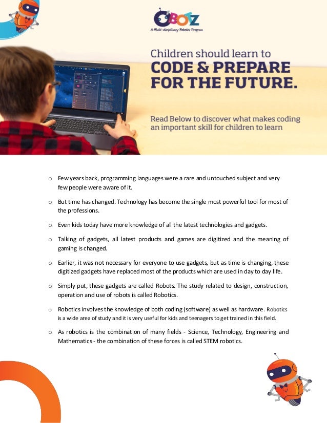 Coding for teens What makes it a valuable skill for Children of Today?