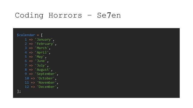 Coding Horrors