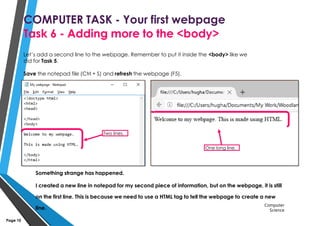 Coding in HTML- Web development(Structure of Html) | PPT