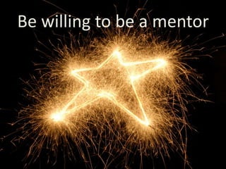 Be honest about areas for improvement