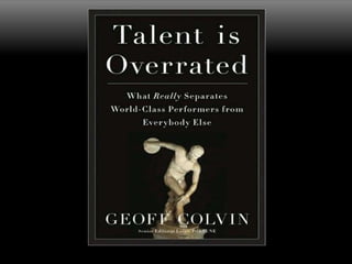 Be willing to be a mentor