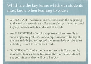 Coding in the classroom.key