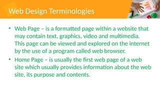 Coding IntroDUCTION to HTML Web Development | PPT