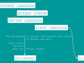 #CodingL1: Coding as a (second) mother language | PPT