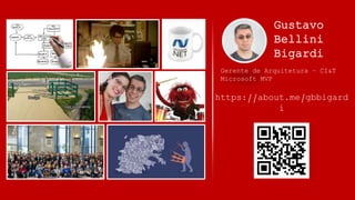 Gustavo
Bellini
Bigardi
https://about.me/gbbigard
i
Gerente de Arquitetura – CI&T
Microsoft MVP
 