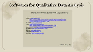 Coding, Segmenting & Categorizing in Qualitative Data Analysis | PPSX