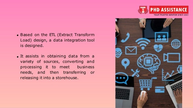 Based on the ETL (Extract Transform Load) design, a data integration tool is designed. It assists in obtaining data from a variety of sources, converting and processing it to meet business needs, and then transferring or releasing it into a storehouse. 