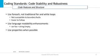 Coding standards | PPTX