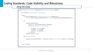 Coding standards | PPTX
