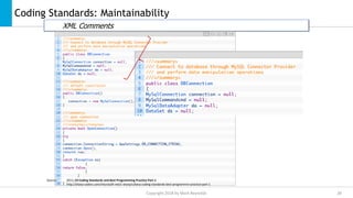 Coding standards | PPTX