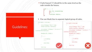 Coding standards | PPTX