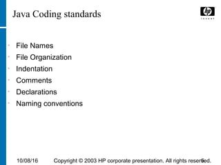 Coding standards & code verification through together cc | PPT