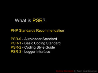 Coding standards PSR-1 & PSR-2 | PDF