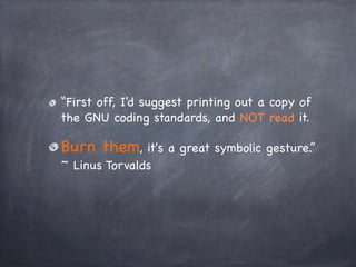 Coding style of Linux Kernel | PDF