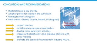 Computer programming and coding skills in national, regional or school ...