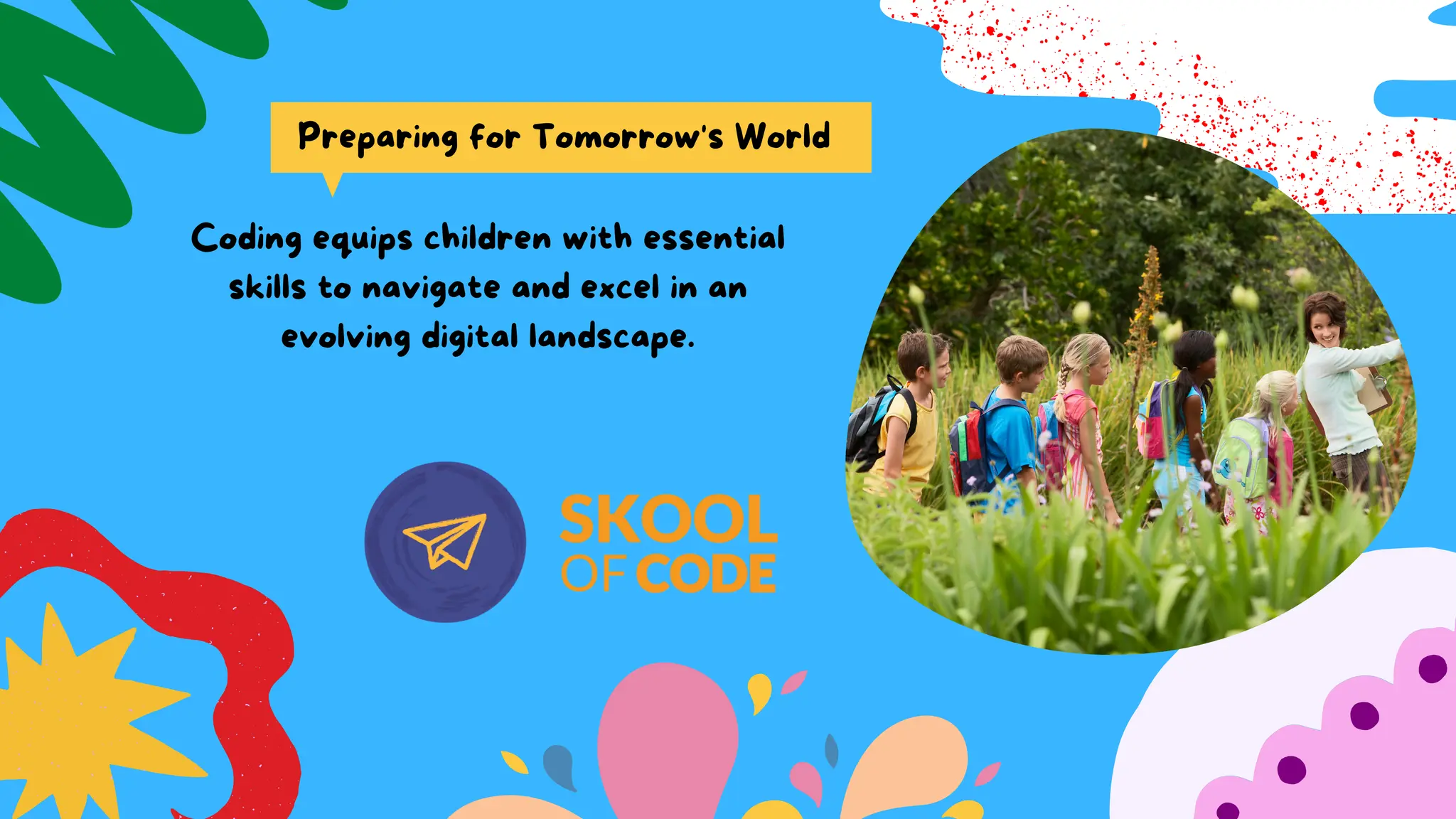 Preparing for Tomorrow's World
Coding equips children with essential
skills to navigate and excel in an
evolving digital landscape.