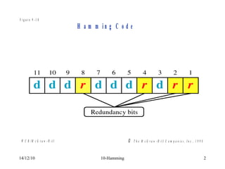 coding theory hamming code and gray code parity even or odd parity.ppt
