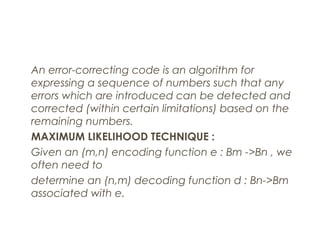 Coding theory updated | PPT