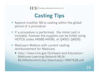 Modifier 58 With Example Coding tips for busy orthopaedic practices | PDF