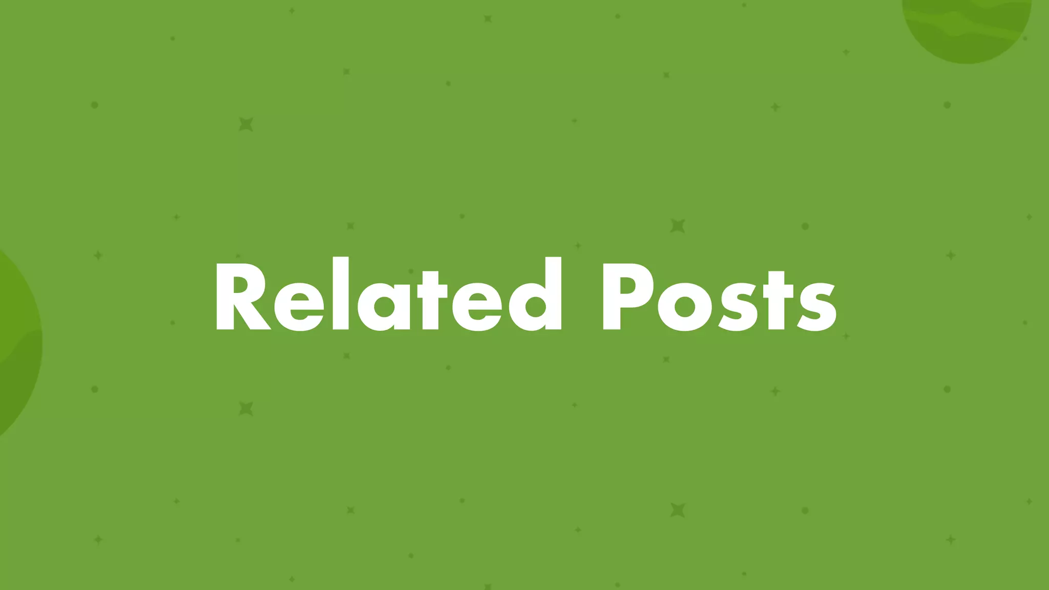 Related Posts
 