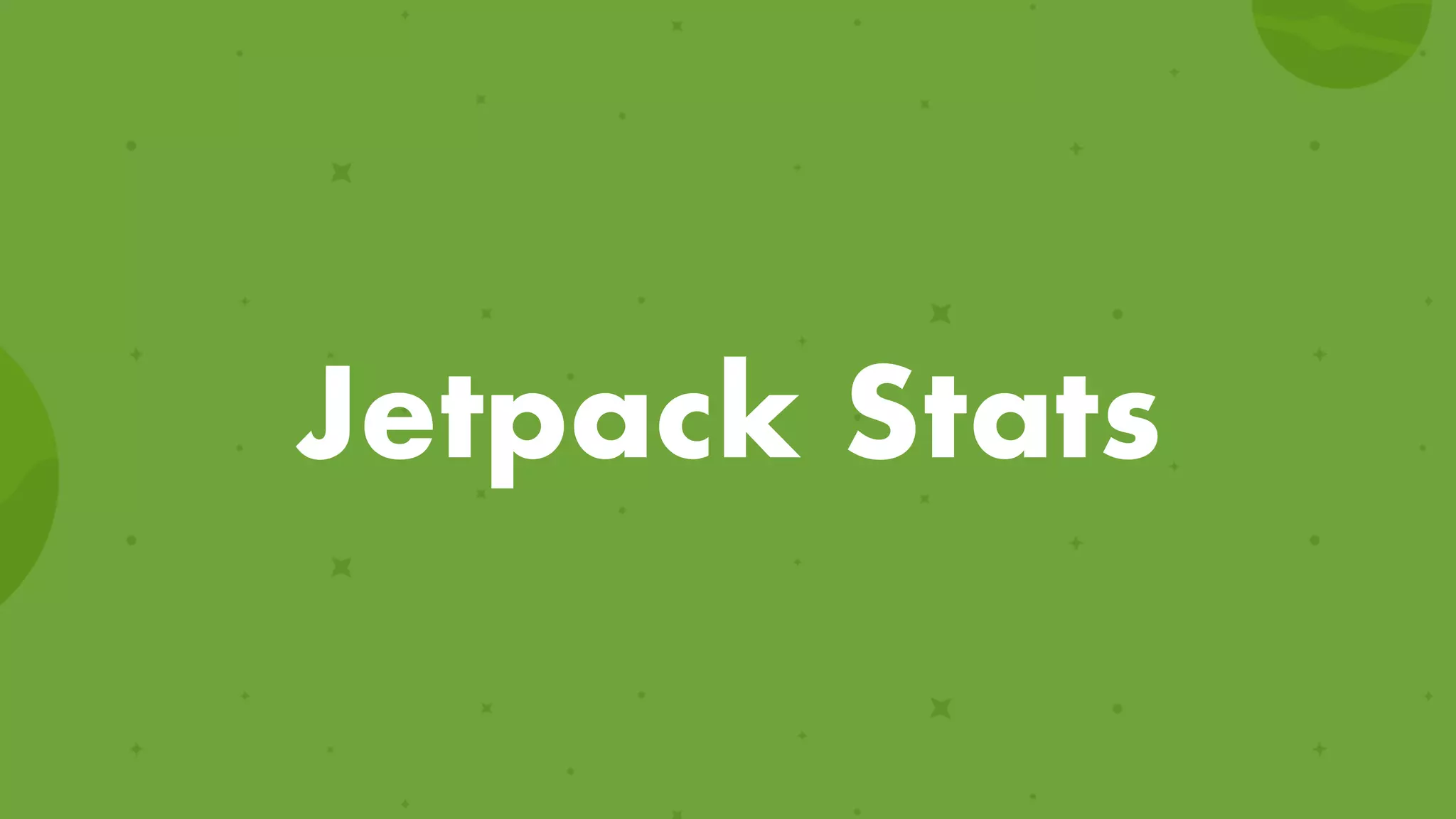 Jetpack Stats
 