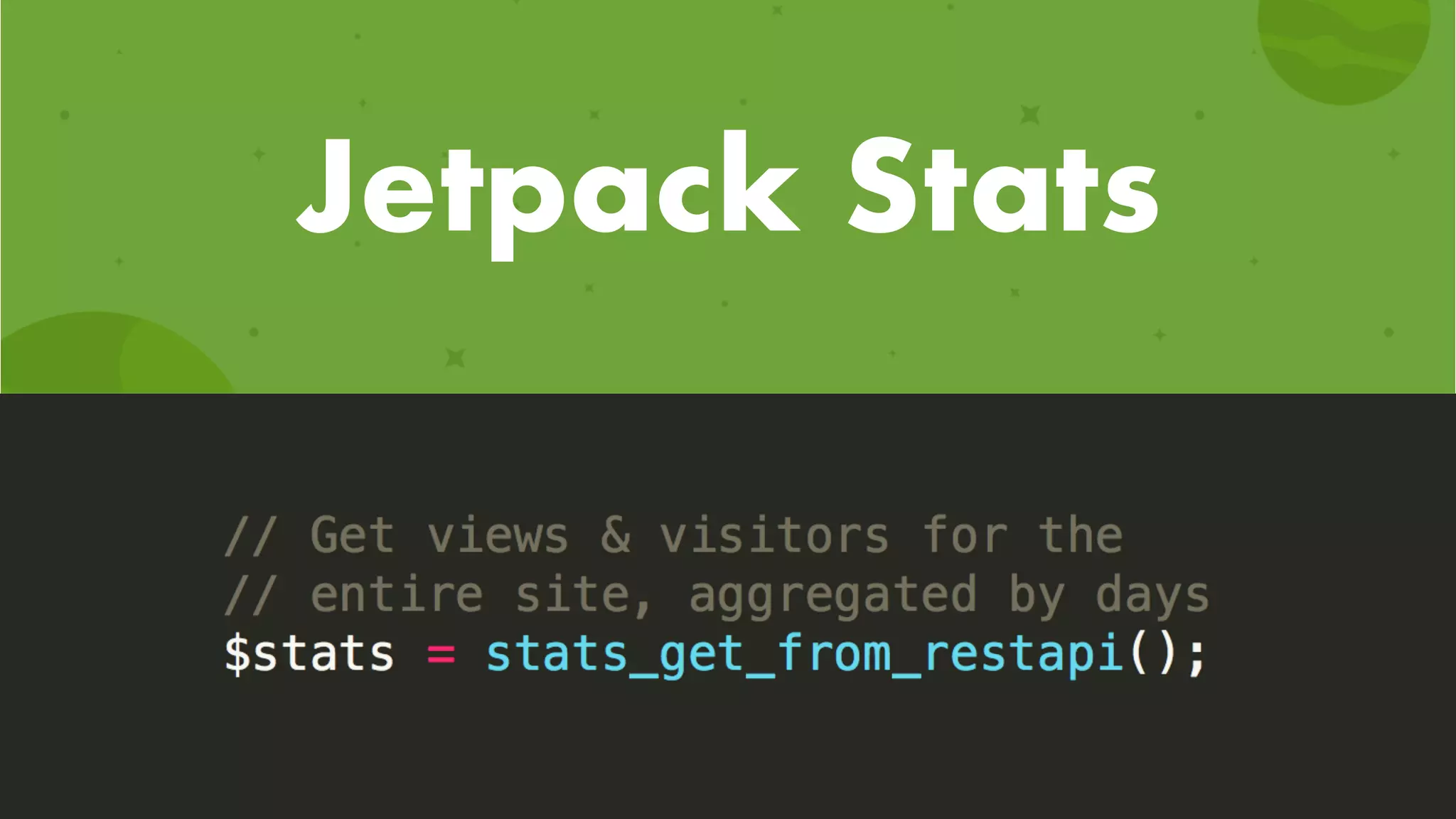 Jetpack Stats
 